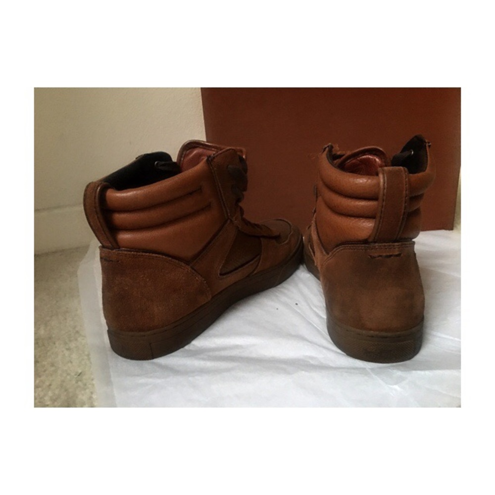 COACH Genuine Leather Dave Sneaker Hi-Top - Picture 5 of 8